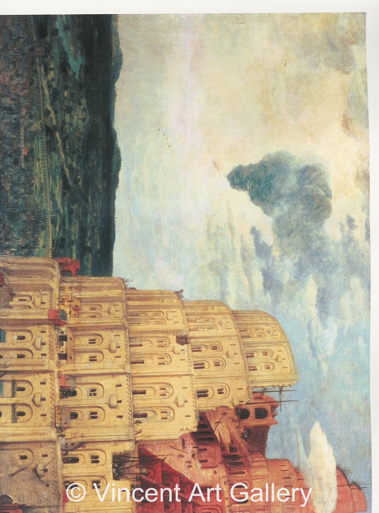 A116, BRUEGEL, The Tower of Babel, detail 2